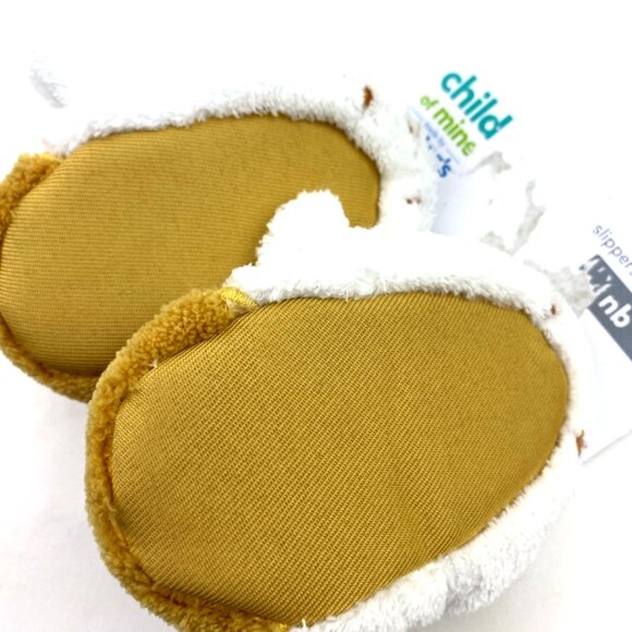 Baby Slippers Carter's Size Newborn Giraffe Booties Infant Children Kids Fabric - Picture 4 of 5